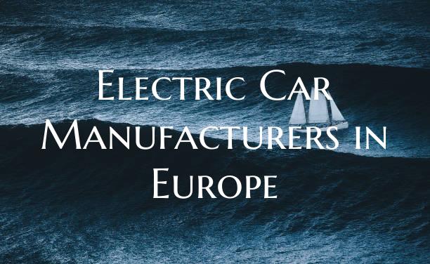 Electric Car Manufacturers i...